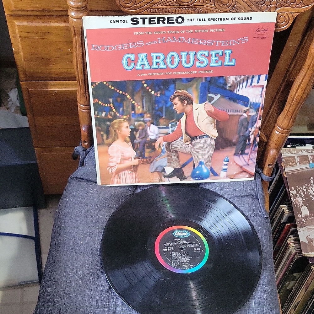 1956~Rodgers and Hammerstein's Carousel Vinyl Record~Capital Records